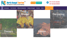 Tablet Screenshot of northbengaltourism.com